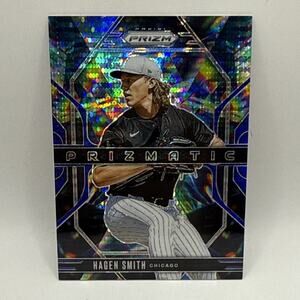 Hagen Smith 2025 Panini Prizm Prizmatic Blue Pulsar Parallel /75 NM White Sox